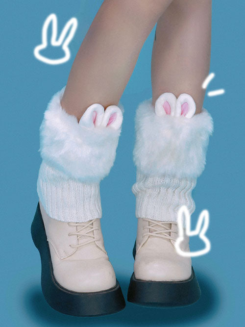 sweet rabbit leg warmer