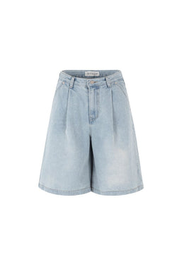 HIGHWAIST WIDE SHORTS DENIM