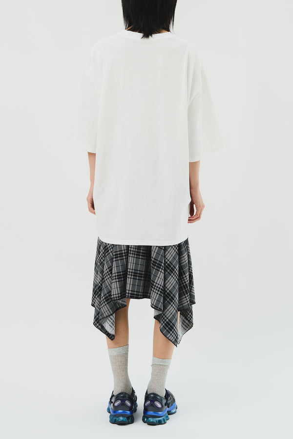 (W) Hippie Checked Skirt