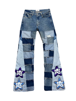 PATCHWORK STAR DENIM