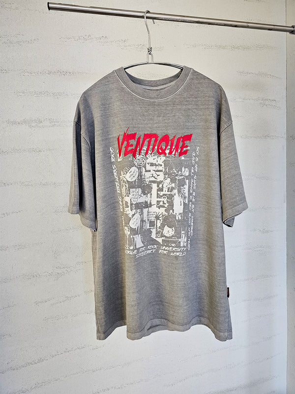  2colorVENTIQUEピグカートゥーンTシャツ2color