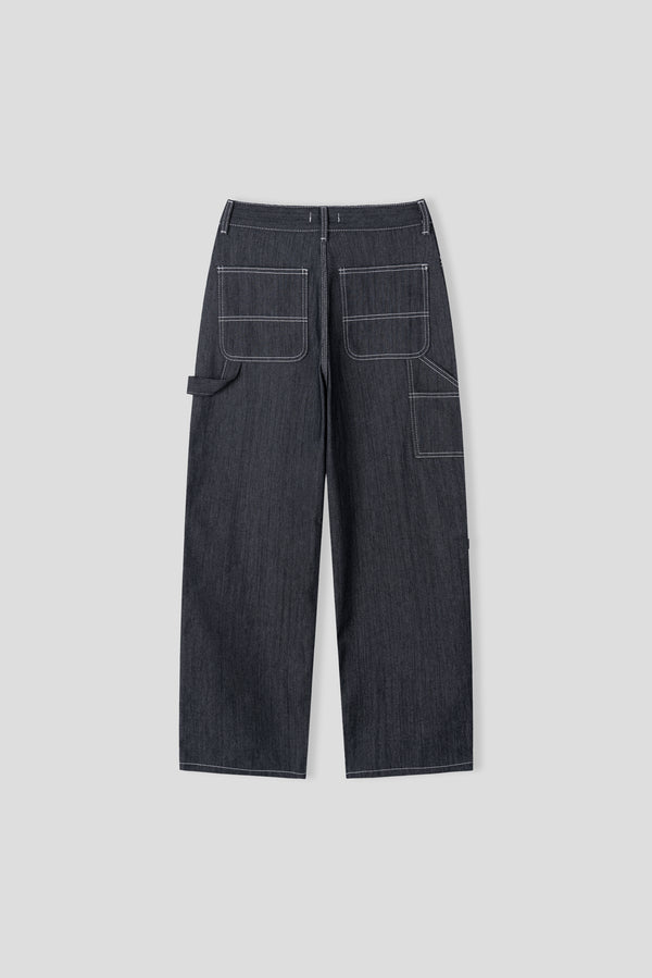 Non-fade carpenter denim pants