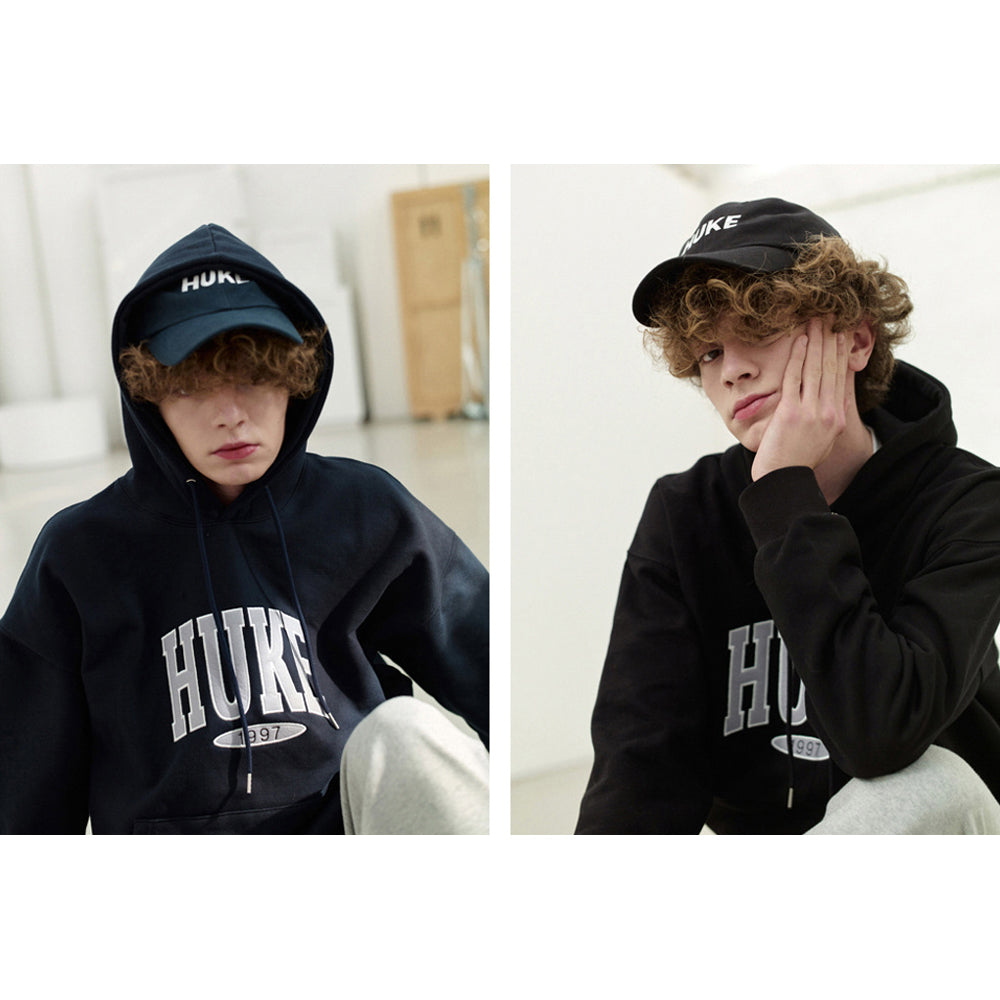 HUKE Logo Brown Hood-T