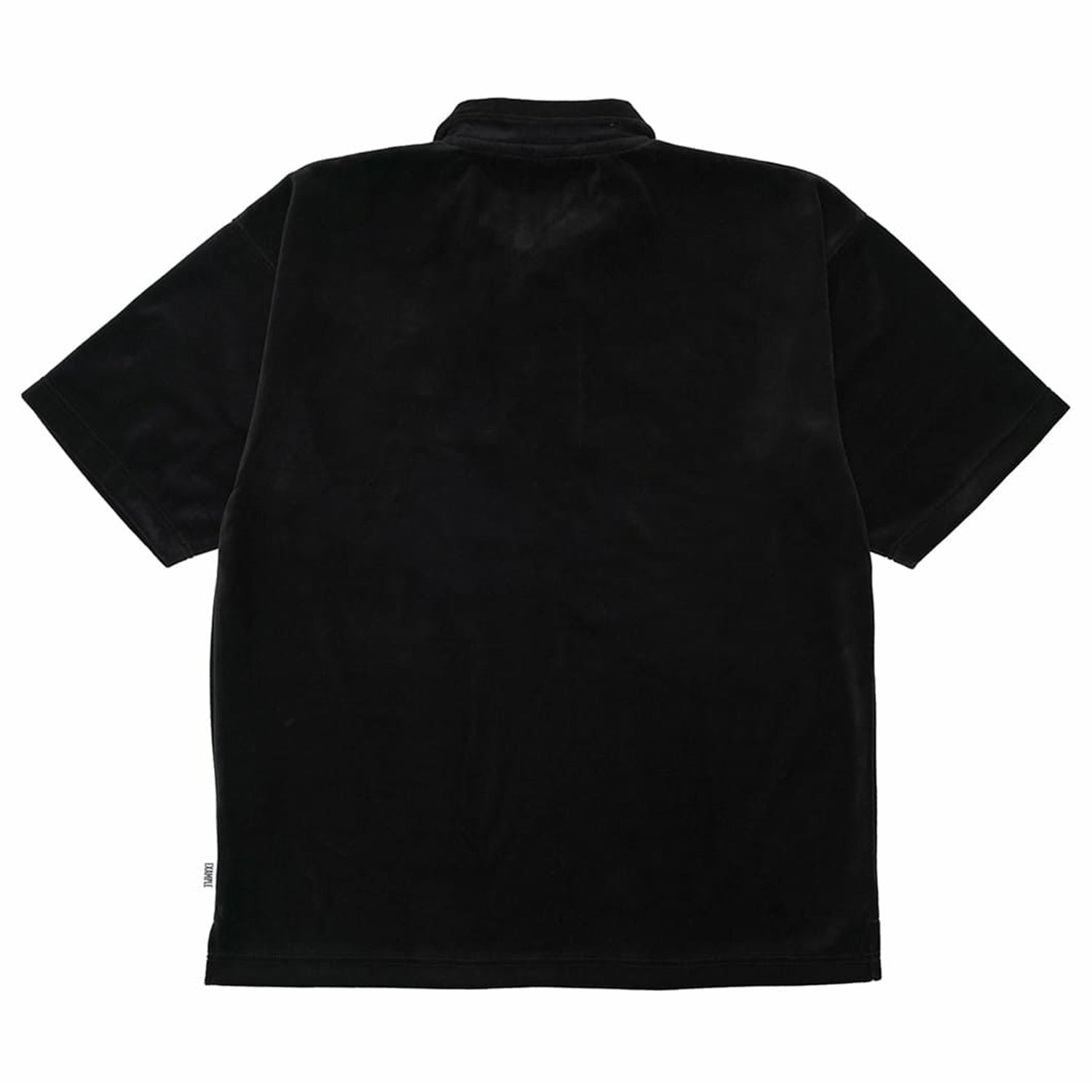 EXAMPLE MINI ROUND LOGO PATCH VELVET POLO SHIRT