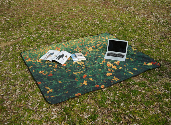 wild flower picnic mat