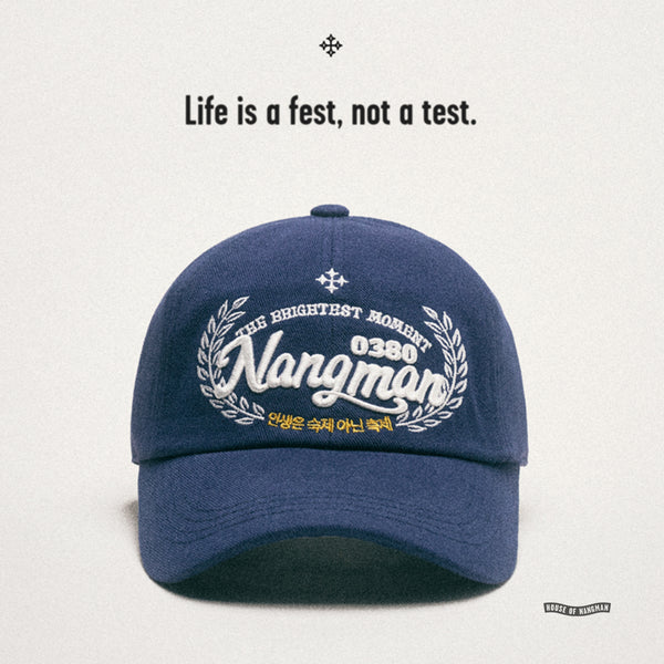 'LIFE IS A FEST, NOT A TEST' Royal Navy Ball Cap