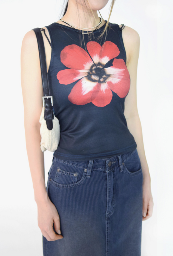 flower tight sleeveless(3color)