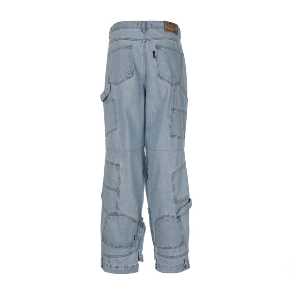 surgery double knee double jeans 'light blue'