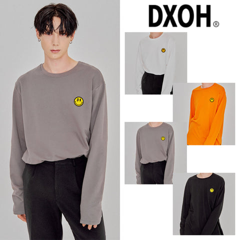 DXOH（ディソエイチ）スマイルロングスリーブTシャツ