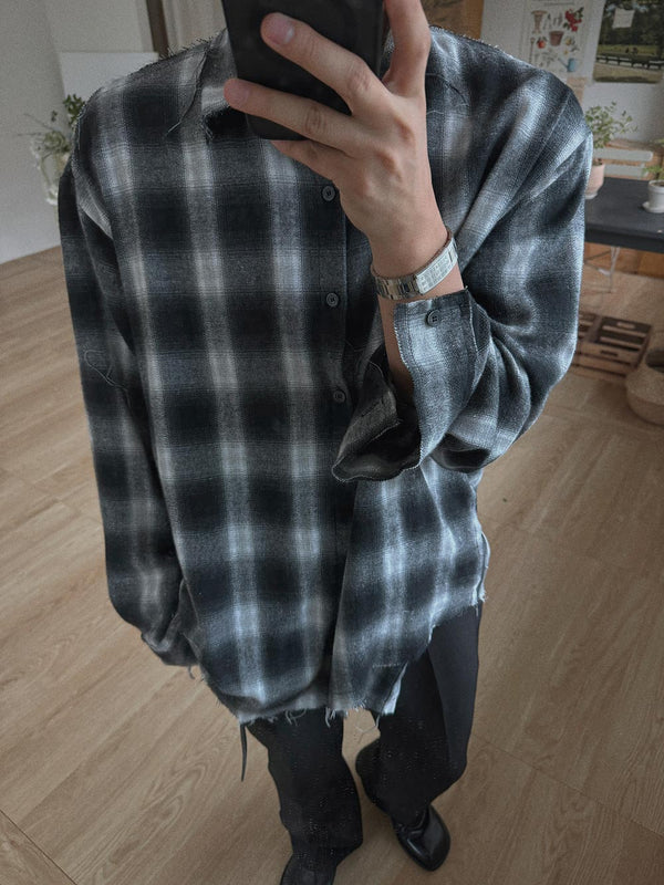 2 Low Deco Check Shirt (3color)