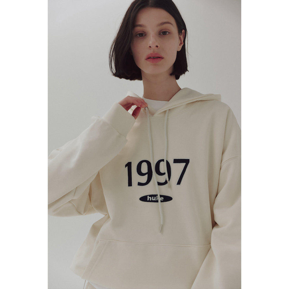 1997 Logo Hoodie (Ivory) - HUKE | 60% - Asian Fashion Online
