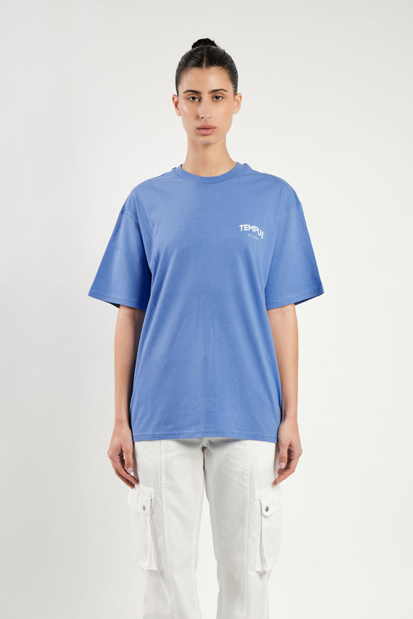 TEMPUS ARCH LOGO T-SHIRT [SKY BLUE]