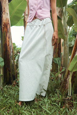 Stella long skirt _ white pearl(1 PCS)