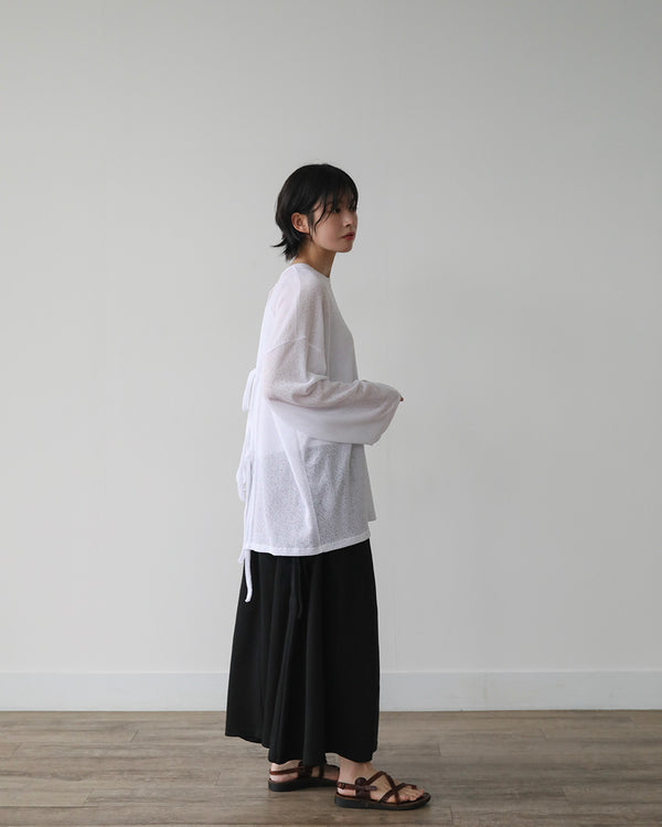 FLARED COTTON SKIRT