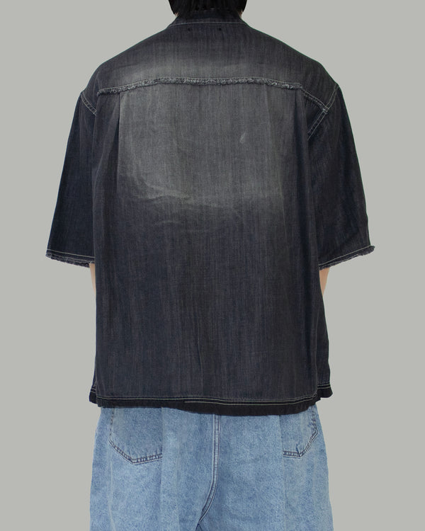 Nurse denim short sleeve shirt