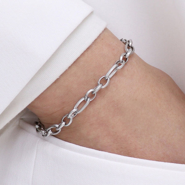 a men's chain bracelet_CLEF TRAP BASS BRC