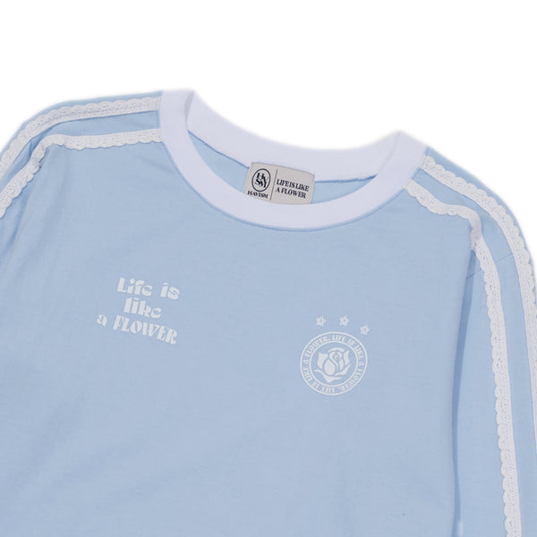 W LLF UNIFORM L/S TEE(SKY BLUE)