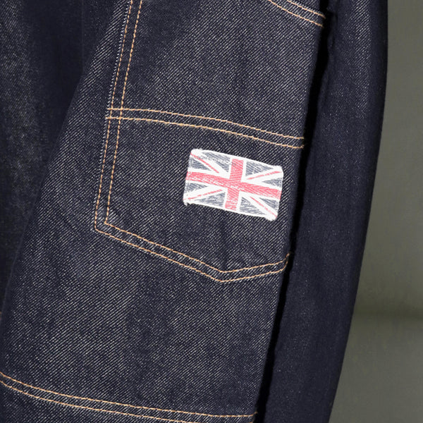 Opt Union Jack Carpenter Wide Uniform Denim Pants