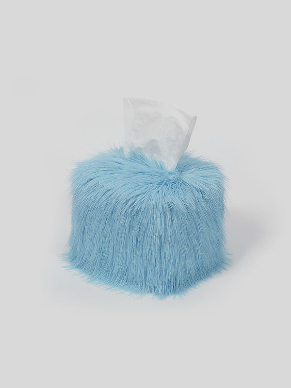 DOGGIE fur tissue cover [blue]