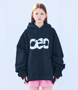 CEC GRAPHIC LOGO HOODIE(BLACK/기모)