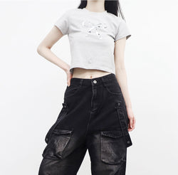 Lumian Ribbon Crop T-Shirt