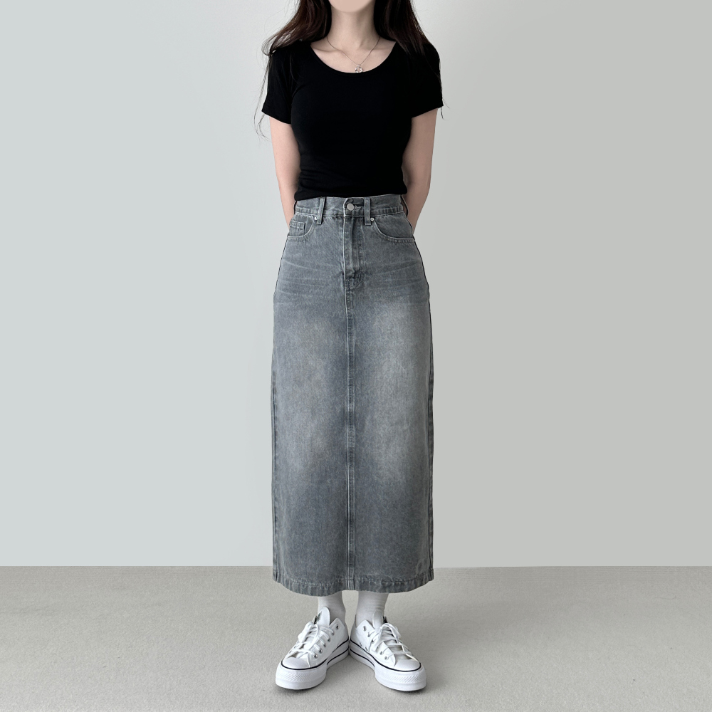 Monet denim skirt denim skirt