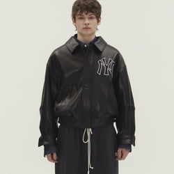 NYC LEATHER BLOUSON BLACK