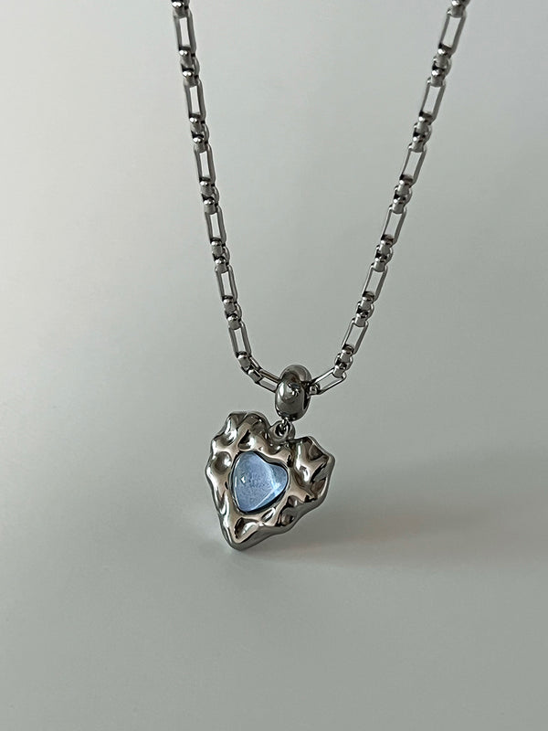 marine heart necklace