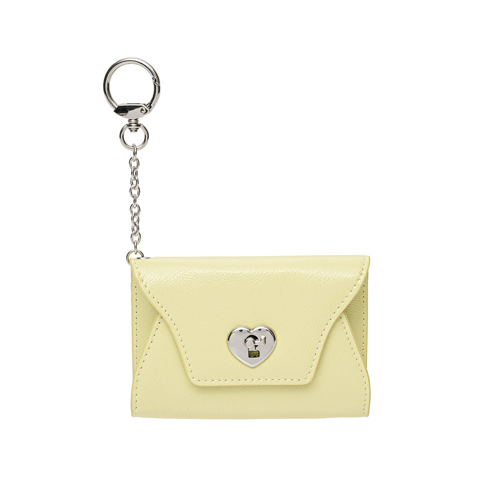 Heart Lock Keyring Multi Pouch Card Wallet Palelemon