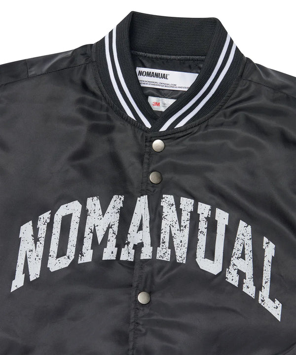 C.A THINSULATE STADIUM JACKET - BLACK