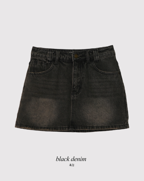 #CL Washing Denim Mini Skirt (3color)