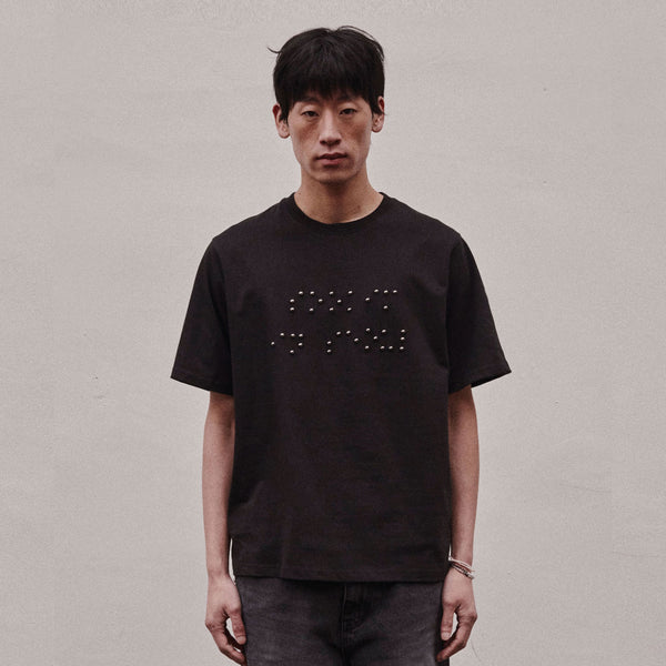 BRAILLE T-SHIRT_BLACK