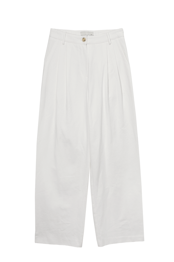 Count Pintuck Cotton Wide Pants (3 colors)