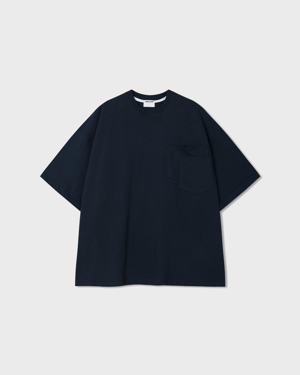 Double Pocket Half Tee - Navy