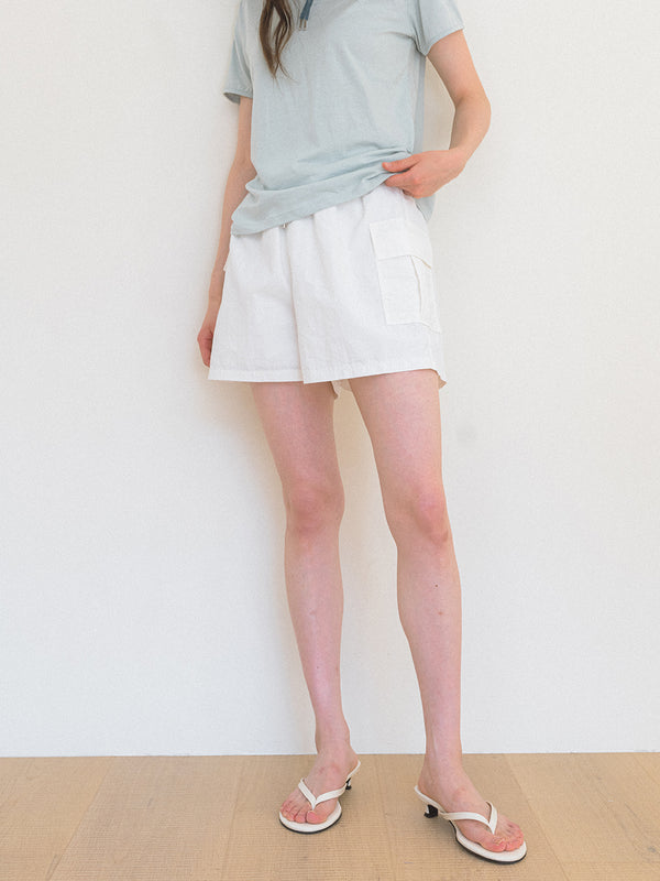 One-mile Cargo Shorts - Ivory