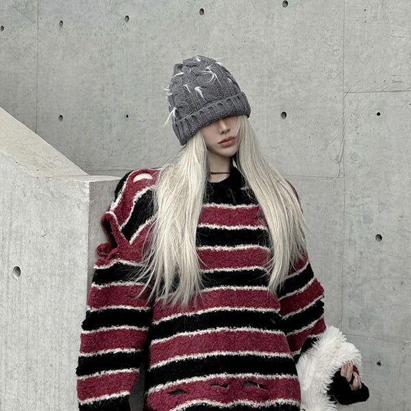 Long wool cap