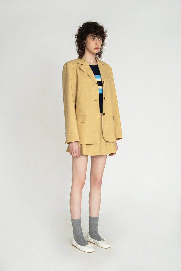 New roman jacket_mustard