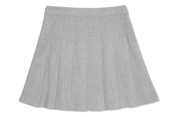 SHINING LOGO PLEATS SKIRTS