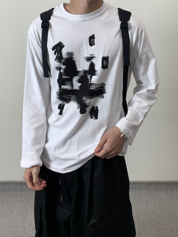 Shadow printing long sleeve