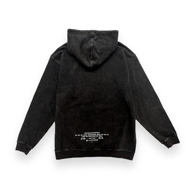 "SC LOGO" EMBROIDERY WASHED HOODIE