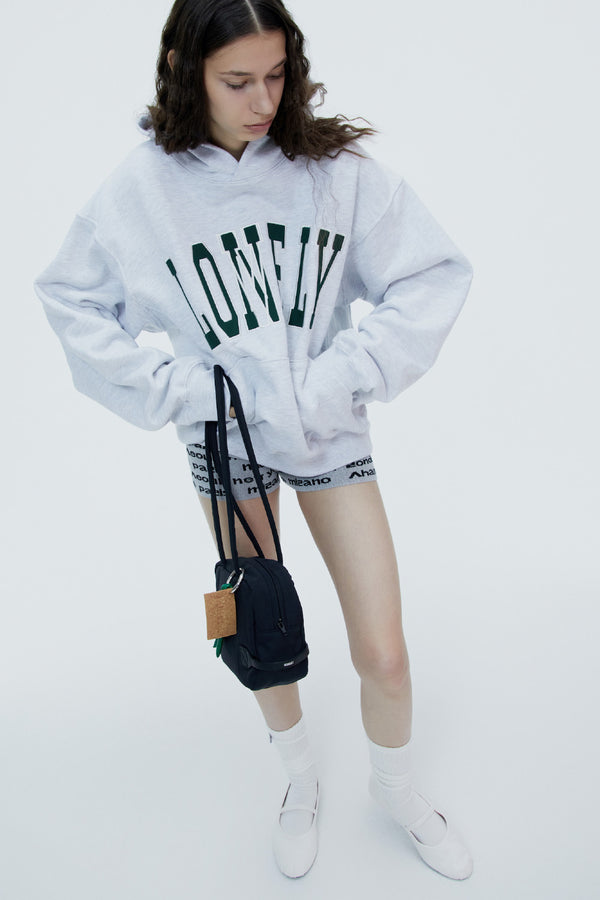 LONELY/LOVELY HOODIE ASH GRAY-GREEN