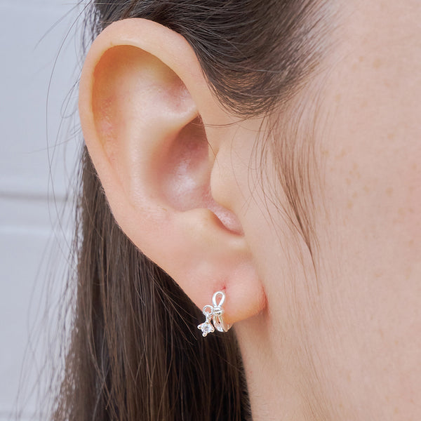 rain drop cubic earring