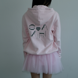 KIRIGIRL HOODIE ZIP UP _PINK