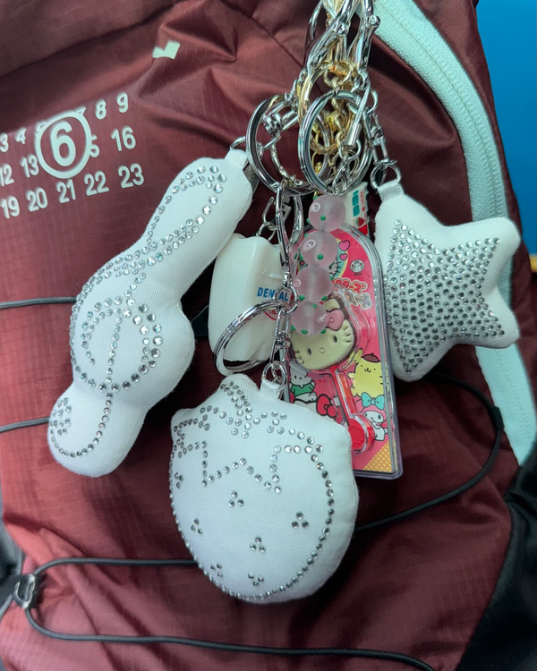 [MADE] トゥインクルクッションキーホルダー - strawberry