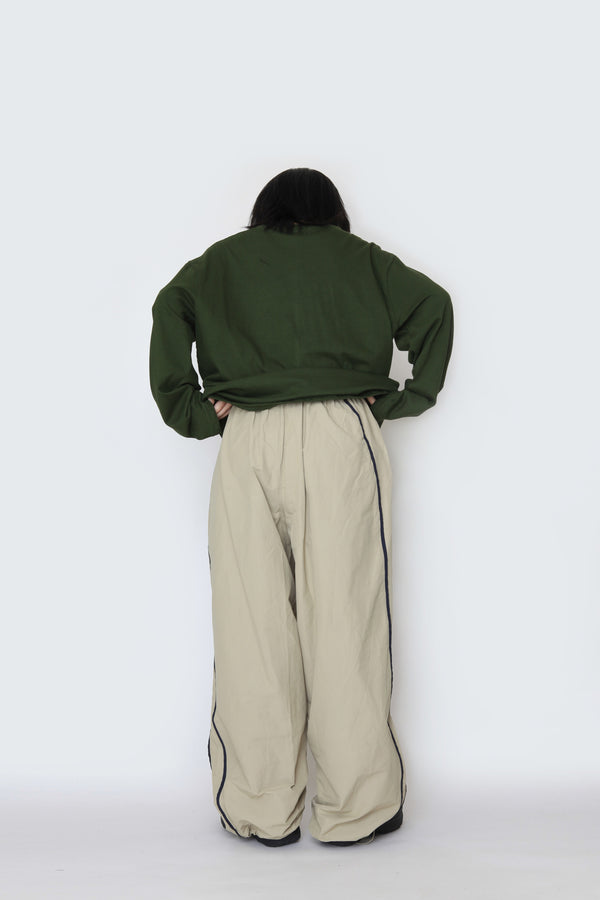 two-way track wide pants