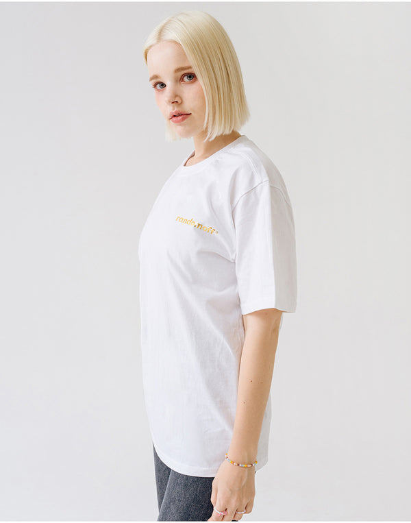 [Silver/Gold] BAISC LOGO MINI METALLIC T-SHIRT [4COLOR]