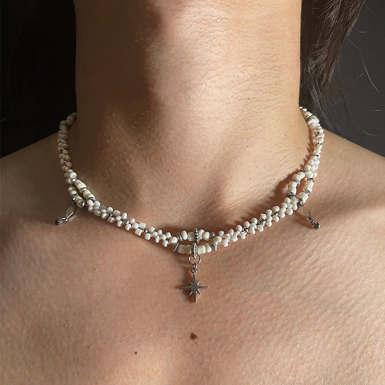 Sand Beads Chocker(wear by Lesserafim Chaewon)