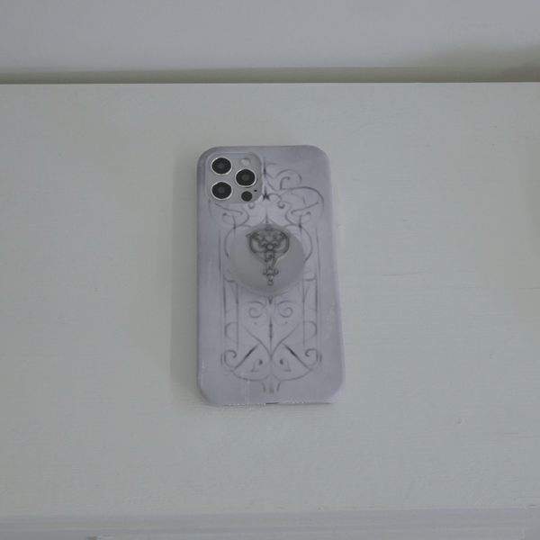 [MADE] アンティークハートスマホグリップ