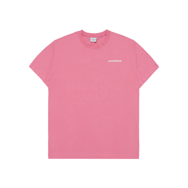 24FW BOLD FONT LOGO SHORT SLEEVE T-SHIRT (OVERSEAS EXCLUSIVE) PINK 