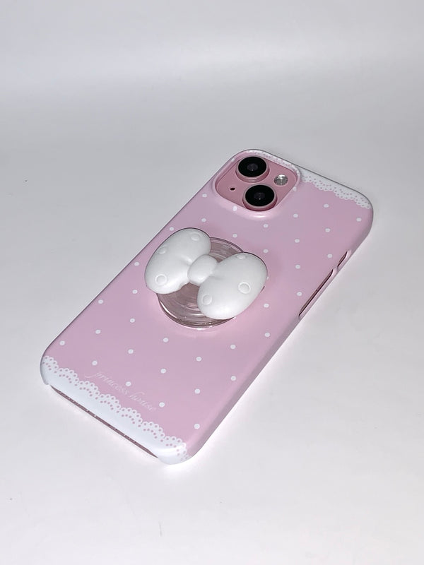 lace polka dot case - hard 